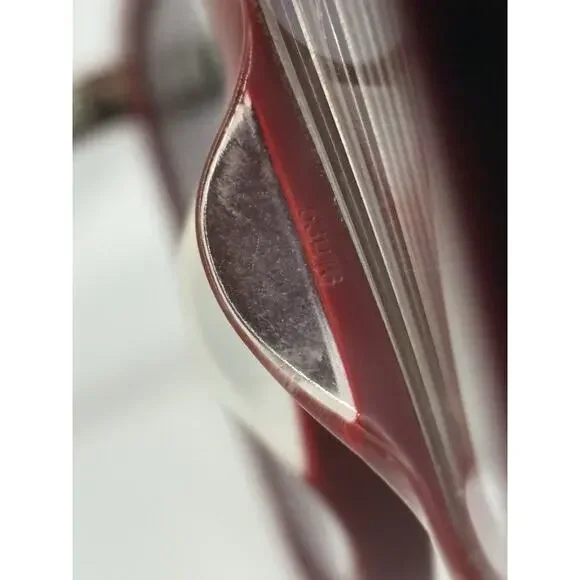 Saint Laurent SL 250/F Eyeglasses Red Cat Eye 52mm Women’s Made in Italy - Picture 8 of 12